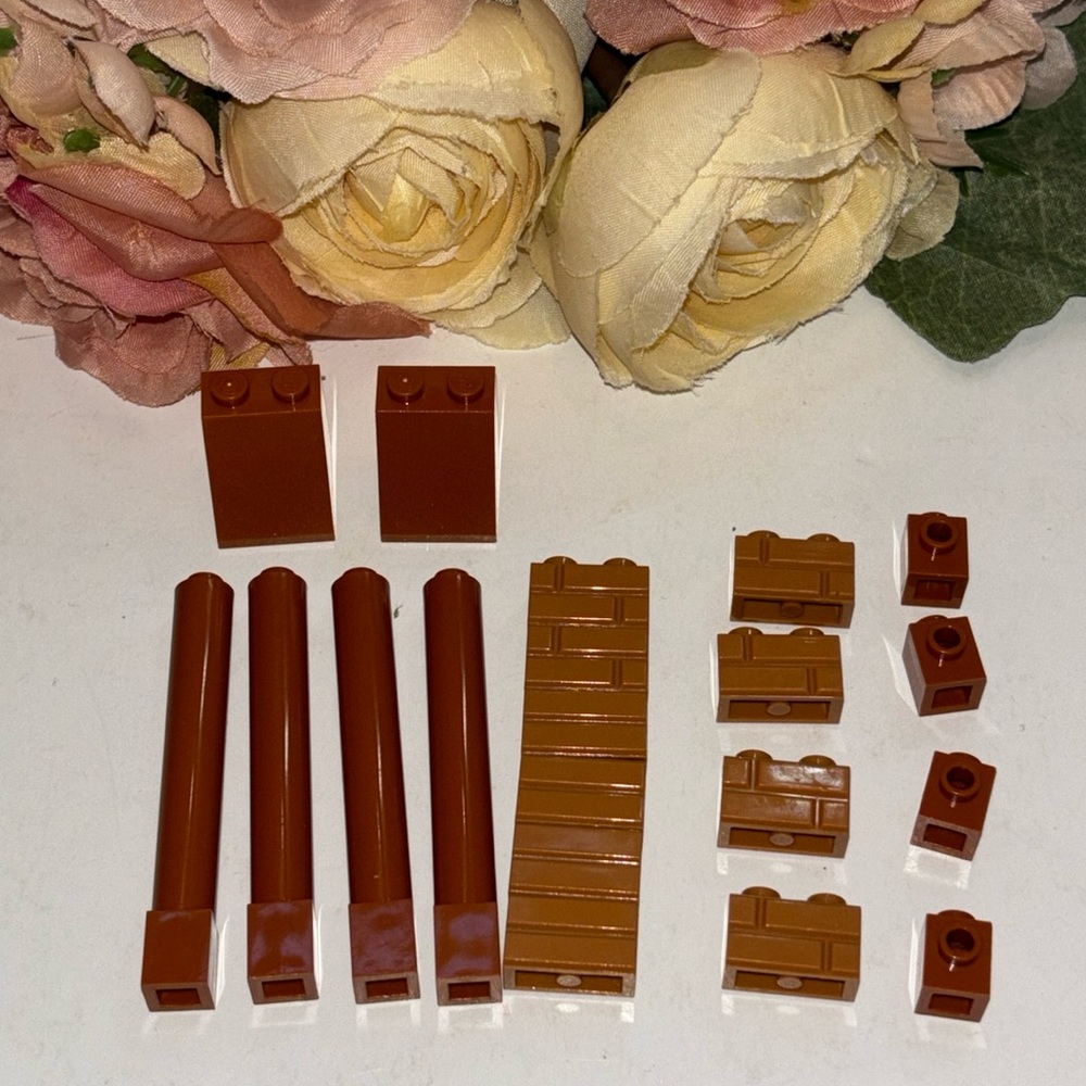 Lego Brown Bricks Brown Pillars Lego Light brown Lego Bricks Round Lego Castle